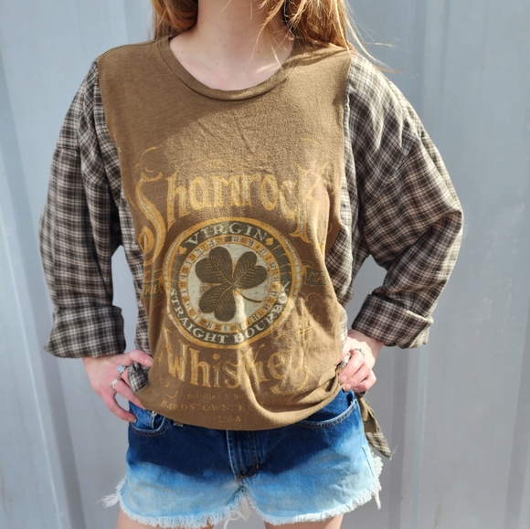 Shamrock Whiskey Flannel Rework - Picture 8 of 8